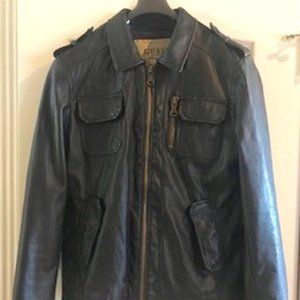 Guess men's faux leather jacket